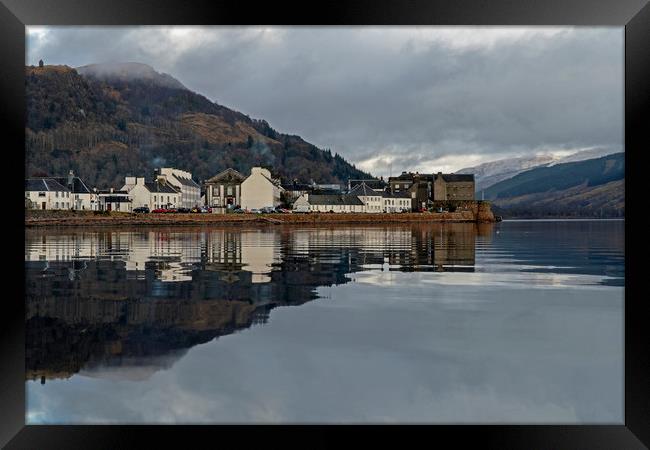 Reflections of Inveraray Framed Print by Rich Fotografi 