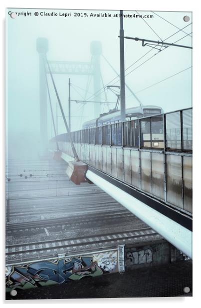 Emerging from the fog v2 Acrylic by Claudio Lepri