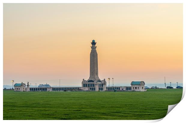 Portsmouth Naval Memorial Print by KB Photo