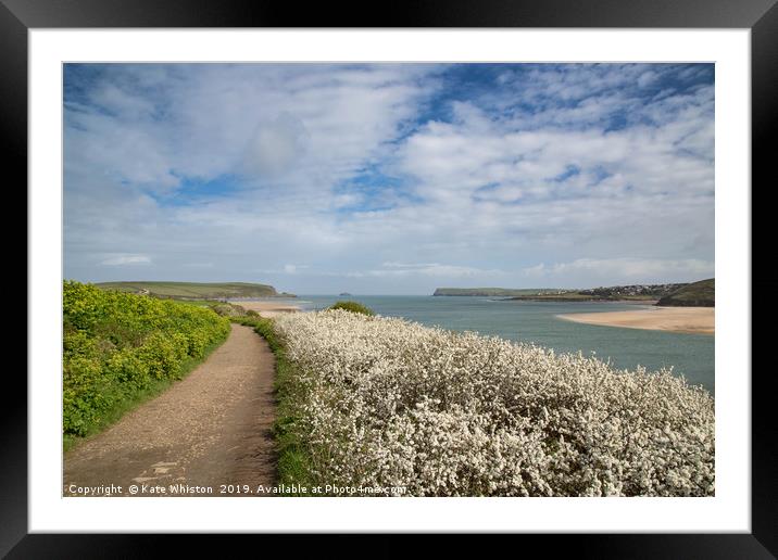 The Path to Tregirls Framed Mounted Print by Kate Whiston