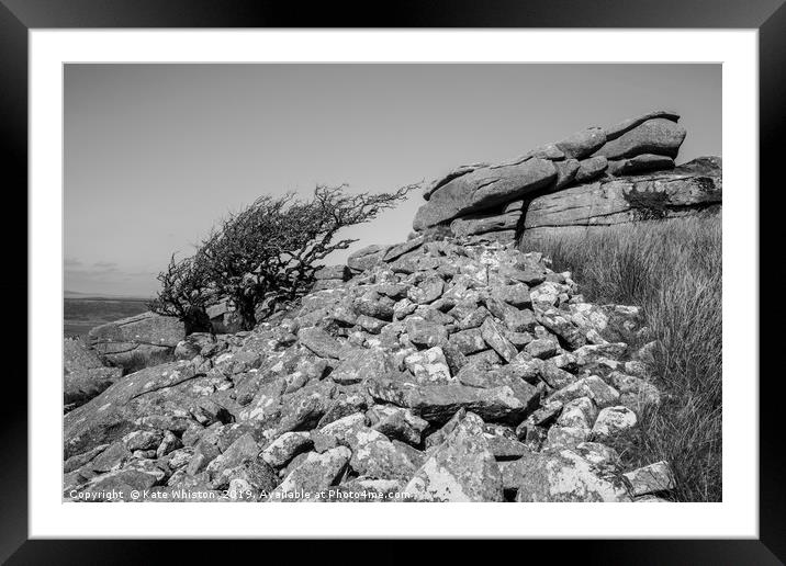 Rugged Moors Framed Mounted Print by Kate Whiston