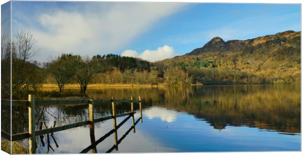 Ben A'an and reflection in loch. Canvas Print by JC studios LRPS ARPS