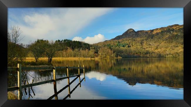 Ben A'an and reflection in loch. Framed Print by JC studios LRPS ARPS