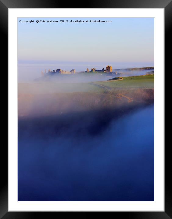 Castle In The Mist Framed Mounted Print by Eric Watson