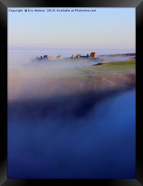 Castle In The Mist Framed Print by Eric Watson
