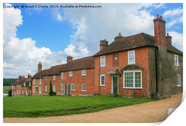 Buckler's Hard Print by Stuart C Clarke