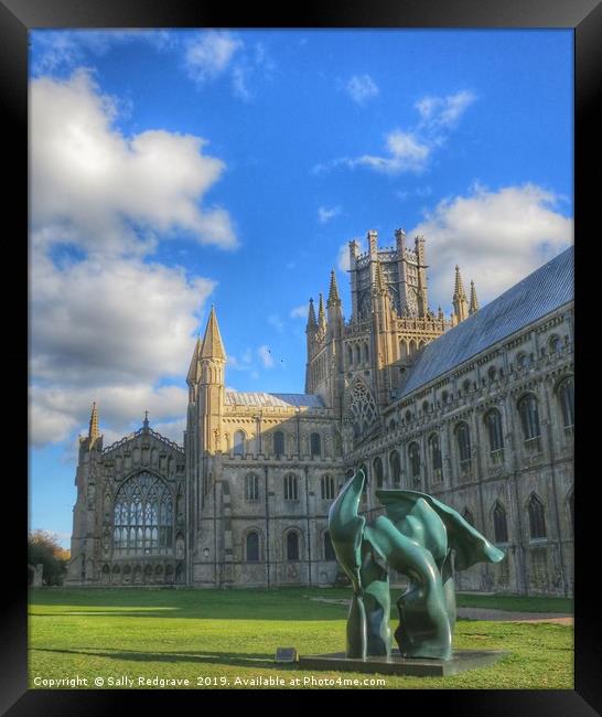 Ely Cathedral                     Framed Print by Sally Redgrave