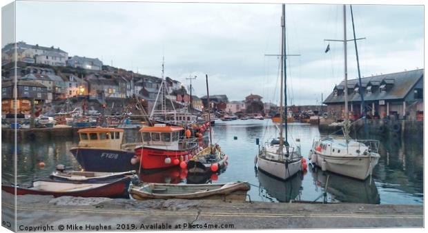 Harbour life Canvas Print by Mike Hughes
