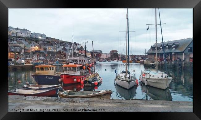 Harbour life Framed Print by Mike Hughes