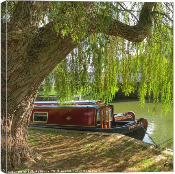       Boat                           Canvas Print by Sally Redgrave