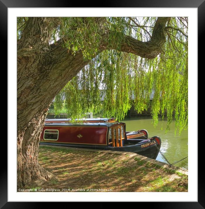       Boat                           Framed Mounted Print by Sally Redgrave
