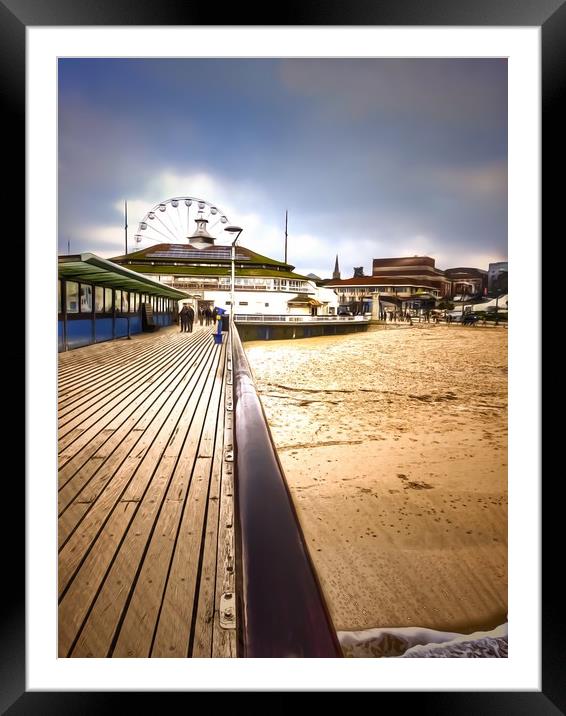 Bournemouth pier  Framed Mounted Print by Beryl Curran
