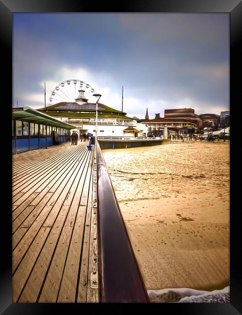 Bournemouth pier  Framed Print by Beryl Curran