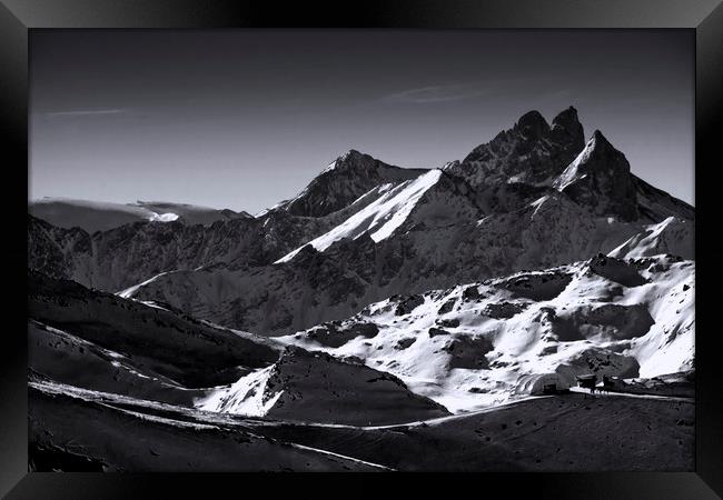 Meribel Mottaret Mont Vallon French Alps Framed Print by Andy Evans Photos