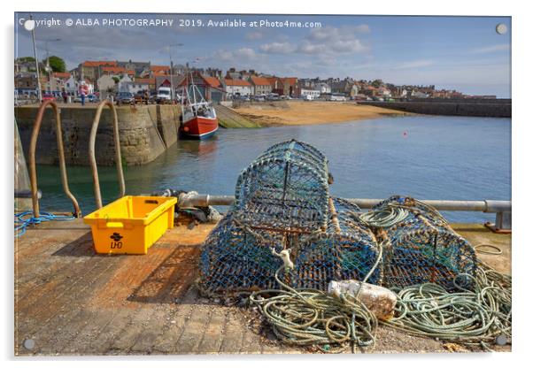 Anstruther Harbour, Fife, Scotland Acrylic by ALBA PHOTOGRAPHY
