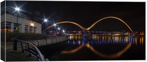 The Infinity Bridge Canvas Print by Dave Hudspeth Landscape Photography