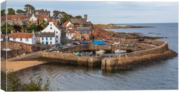 Crail Harbour Canvas Print by George Robertson