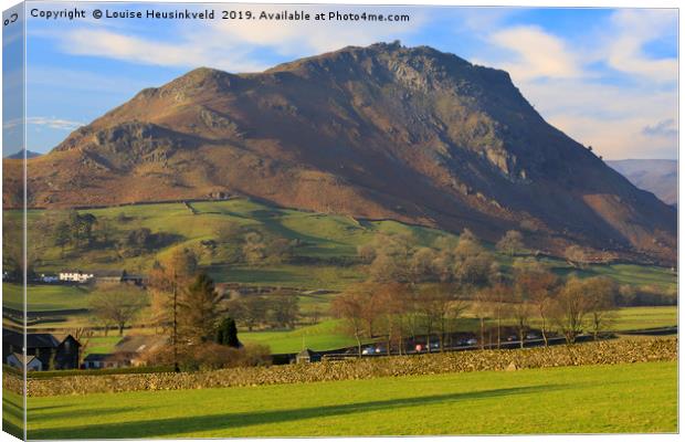 Helm Crag, Grasmere, Lake District National Park Canvas Print by Louise Heusinkveld