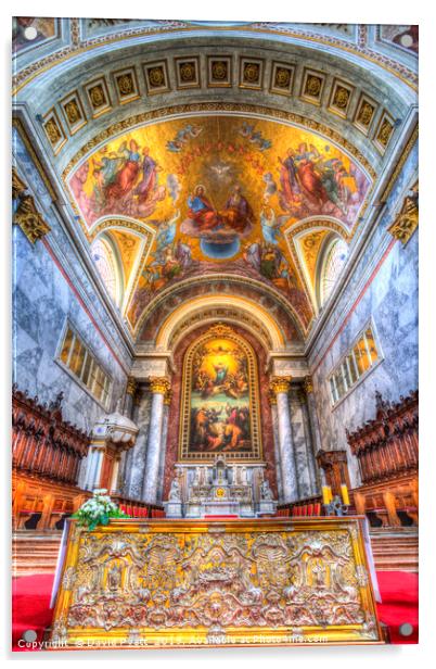 Esztergom Basilica Acrylic by David Pyatt