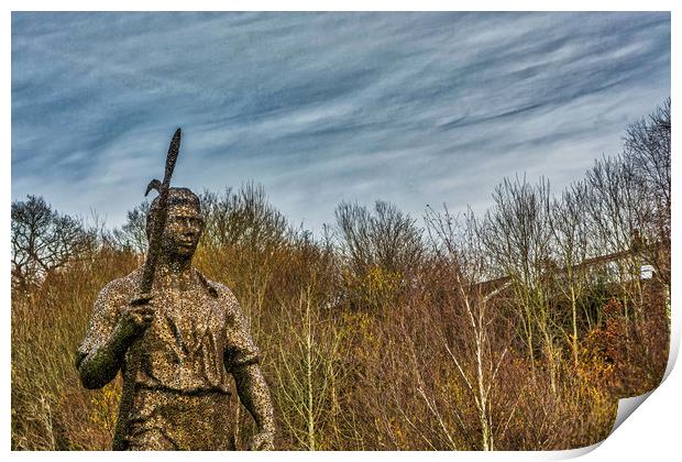 Chartist Man Blackwood 2 Print by Steve Purnell