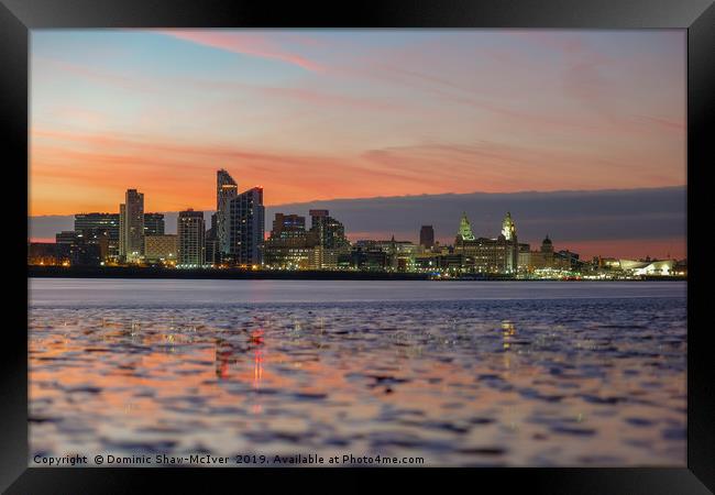 Mersey Dawn Framed Print by Dominic Shaw-McIver