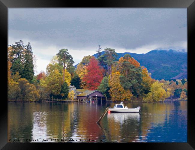 Colourful autumn Framed Print by Mike Hughes