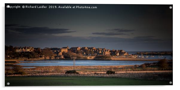 Evening Light, Alnmouth, Northumberland Acrylic by Richard Laidler