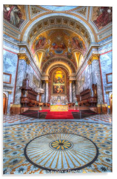 Esztergom Basilica Acrylic by David Pyatt