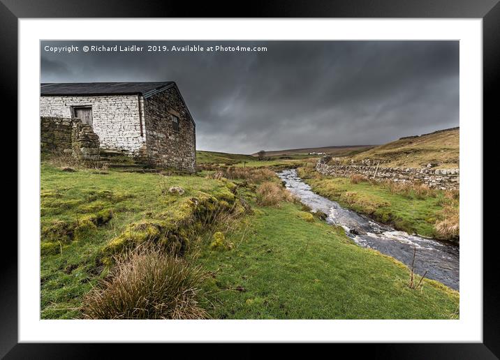 High Beck Head, Upper Teesdale Framed Mounted Print by Richard Laidler