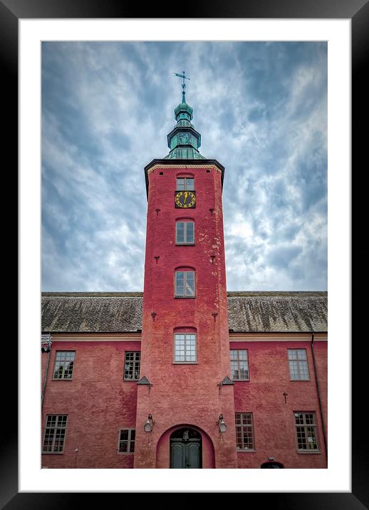 Halmstad castle Turret Framed Mounted Print by Antony McAulay