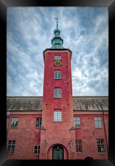 Halmstad castle Turret Framed Print by Antony McAulay