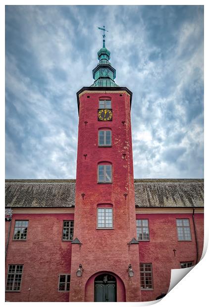 Halmstad castle Turret Print by Antony McAulay