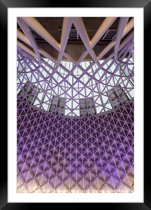 Kings Cross Station New Roof London Framed Mounted Print by Creative Photography Wales