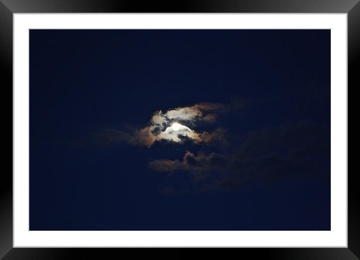 Light Of A Silvery Moon Framed Mounted Print by Irina Walker