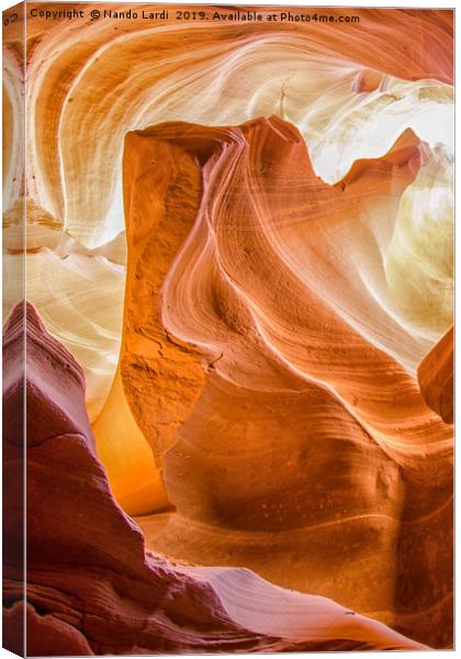 Navajo Lines Canvas Print by DiFigiano Photography
