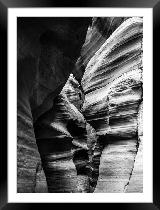 Antelope Canyon Curves Framed Mounted Print by LensLight Traveler