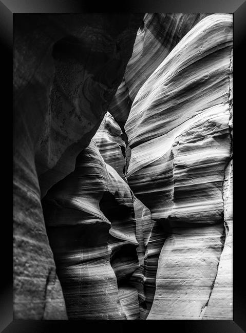 Antelope Canyon Curves Framed Print by LensLight Traveler