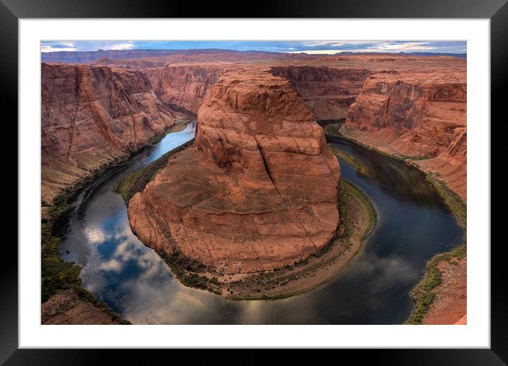 Horsehoe Bend, Arizona Framed Mounted Print by LensLight Traveler