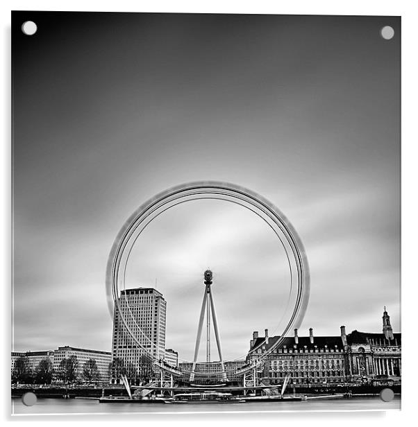 The London Eye part II Acrylic by Sebastian Wuttke