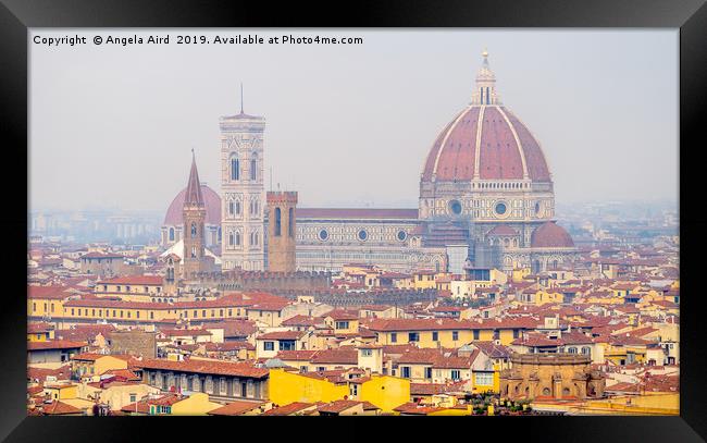 Florence. Framed Print by Angela Aird