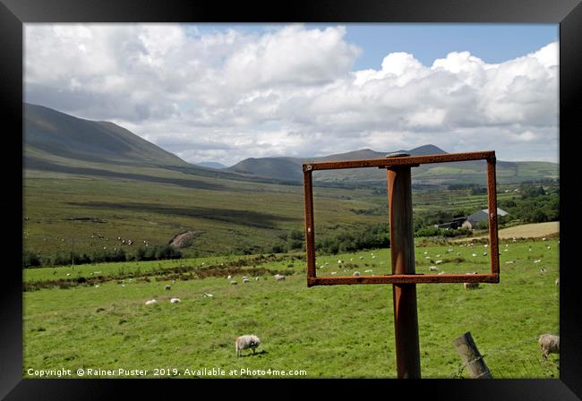The beautiful ruggend countryside in Ireland Framed Print by Lensw0rld 