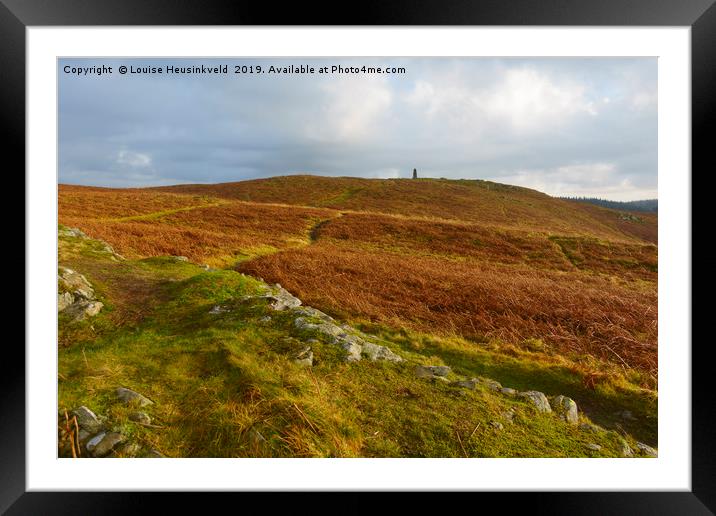 Latterbarrow, Lake District National Park, Cumbria Framed Mounted Print by Louise Heusinkveld