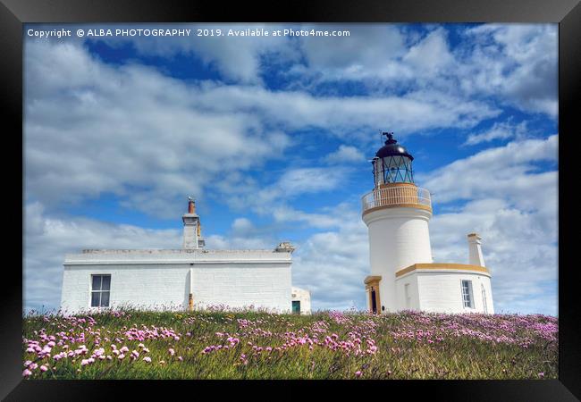 Chanonry Lighthouse, The Black Isle, Scotland Framed Print by ALBA PHOTOGRAPHY