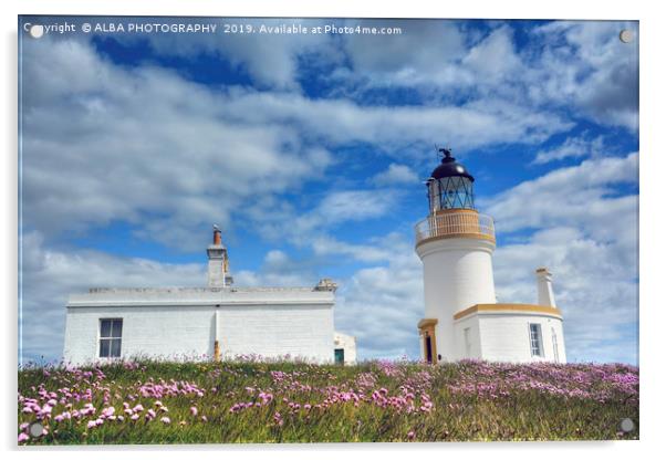 Chanonry Lighthouse, The Black Isle, Scotland Acrylic by ALBA PHOTOGRAPHY