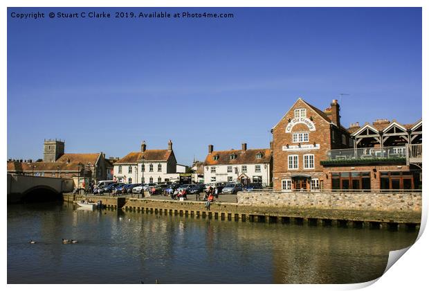 Wareham, Dorset Print by Stuart C Clarke