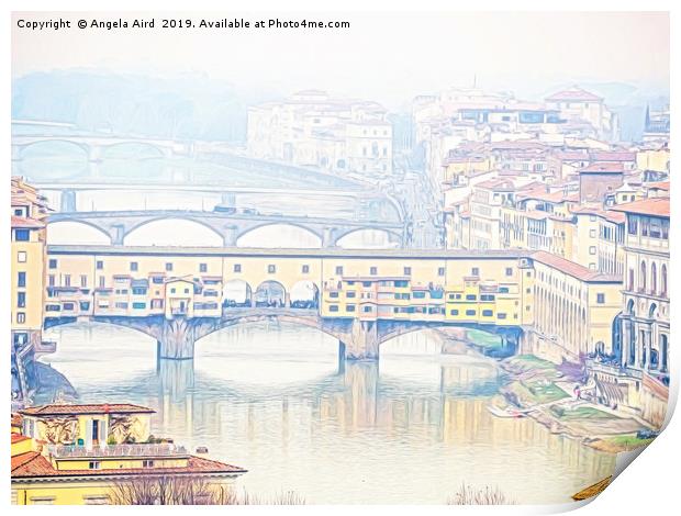 Ponte Vecchio. Print by Angela Aird