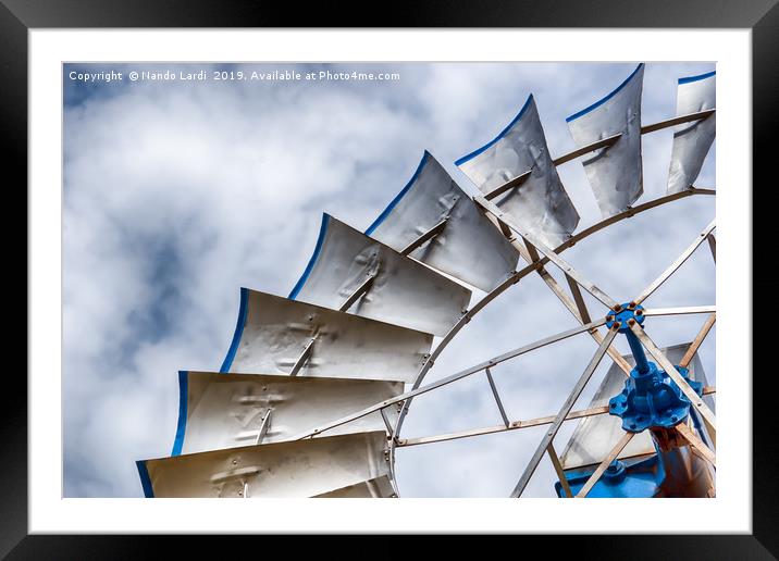 Prairie Pinwheel Framed Mounted Print by DiFigiano Photography
