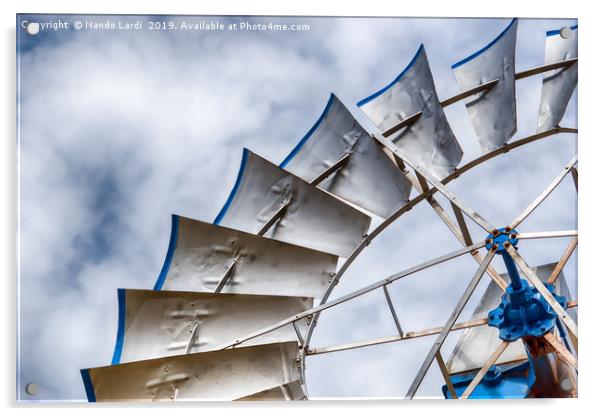 Prairie Pinwheel Acrylic by DiFigiano Photography