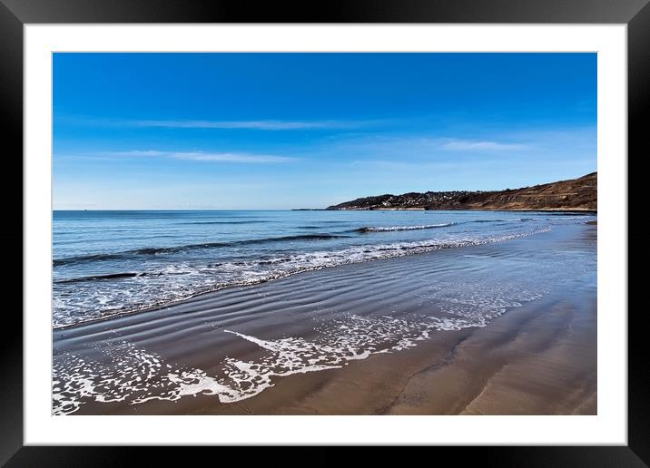 Lacy Patterns in the Sand at Charmouth Framed Mounted Print by Susie Peek