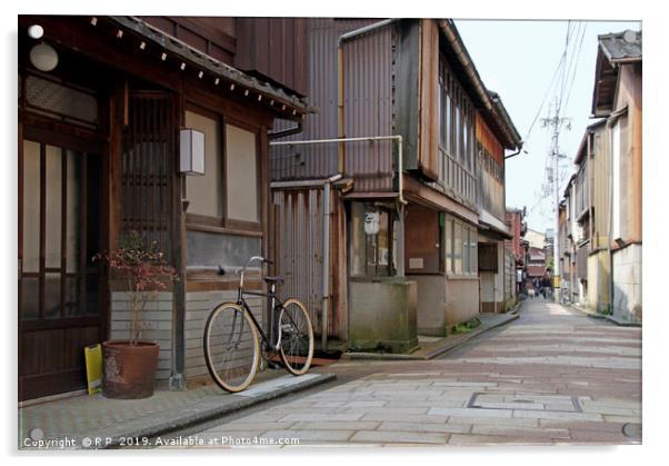Quiet street in Kanazawa, Japan Acrylic by Lensw0rld 